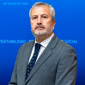 retrato de Luis Améstica Rivas, representante del Presidente de la República en la UTEM